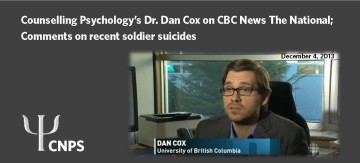 Dan Cox on Soldier Suicides