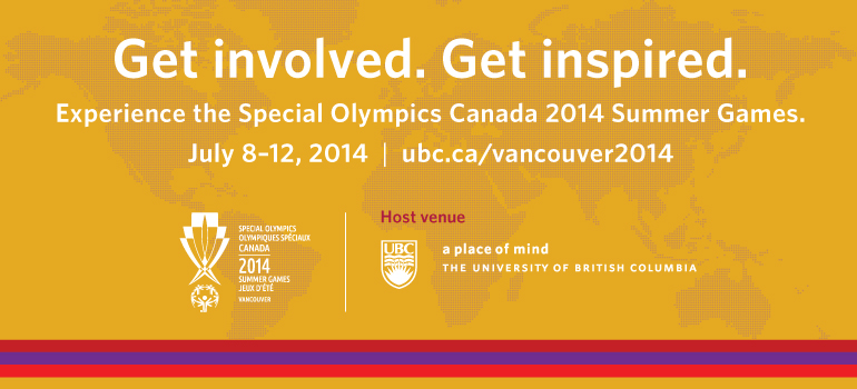 UBC Venue Host for the Special Olympics Canada 2014 Summer Games ...