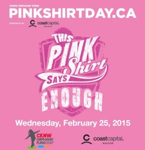 Pink Shirt Day 2015