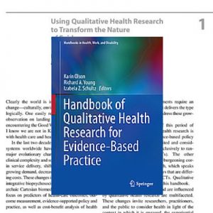 Handbook of Qualitative Research for Evidence-Based Practice