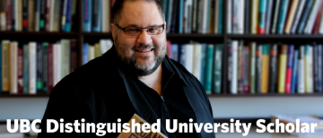 Bruno Zumbo, Distinguished University Scholar at UBC