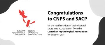 Congratulations to CNPS and SACP on the reaffirmation of their doctoral program’s accreditation