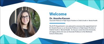 Welcome Dr. Anusha Kassan