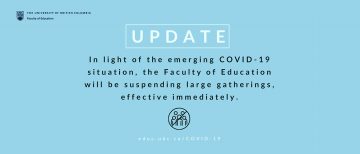 COVID-19: Faculty of Education Updates