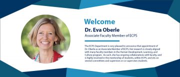 Welcome Dr. Eva Oberle