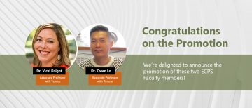 Promotion of Two ECPS Faculty Members
