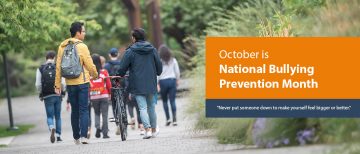 October is National Bullying Prevention Month