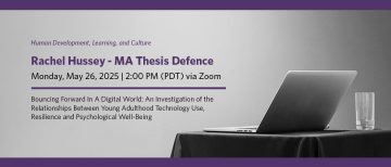 Thesis Defence: Rachel Hussey, MA in HDLC