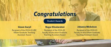 Congratulations to Gizem Guryil, Negar Khodarahmi, and Johanna Mickelson